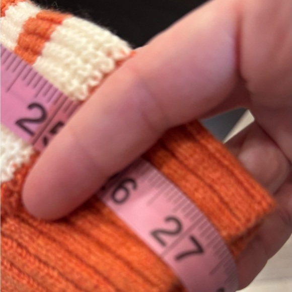 American Eagle Outfitters Orange and White stripped sweater Size S D1.2 - Picture 12 of 12